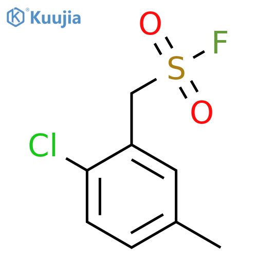 (2-chloro-5-methylphenyl)methanesulfonyl fluoride structure