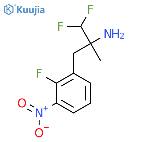 1,1-difluoro-3-(2-fluoro-3-nitrophenyl)-2-methylpropan-2-amine structure