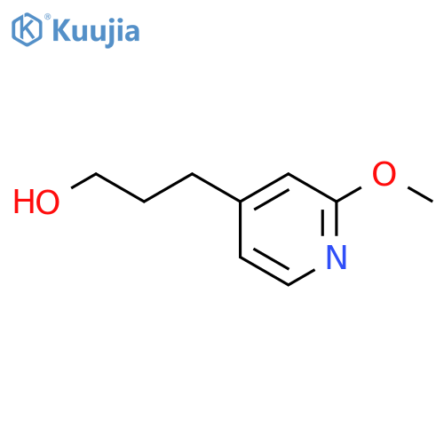 3-(2-methoxypyridin-4-yl)propan-1-ol structure