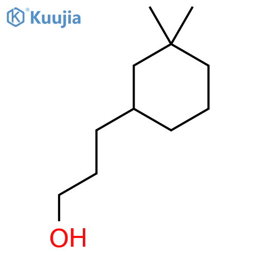 3-(3,3-dimethylcyclohexyl)propan-1-ol structure