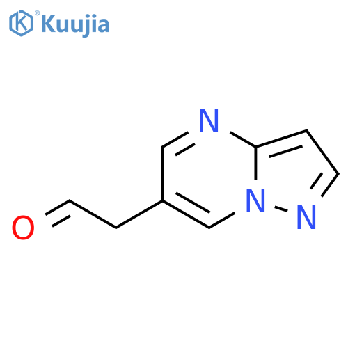 2-{pyrazolo1,5-apyrimidin-6-yl}acetaldehyde structure