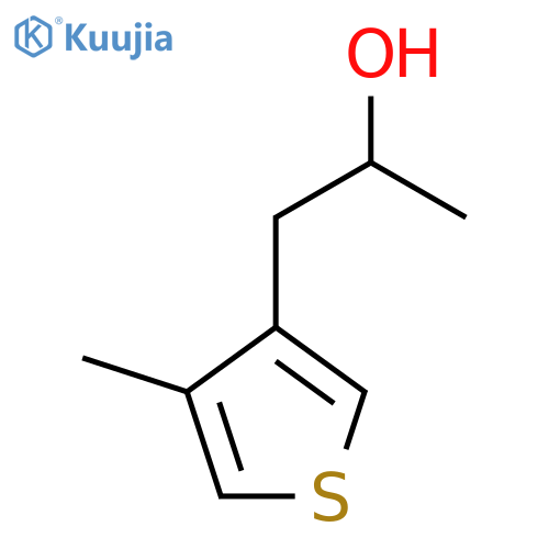 1-(4-methylthiophen-3-yl)propan-2-ol structure