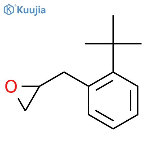 2-(2-tert-butylphenyl)methyloxirane structure