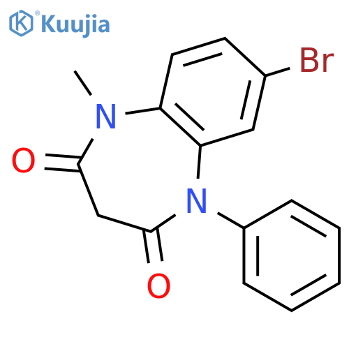 1H-1,5-Benzodiazepine-2,4(3H,5H)-dione,7-bromo-1-methyl-5-phenyl- structure
