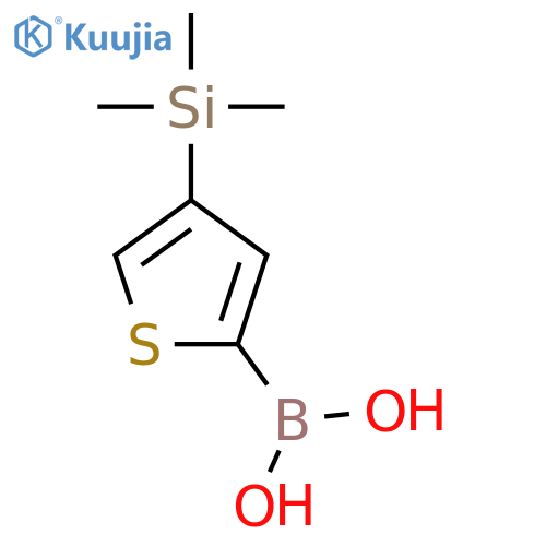 4-(trimethylsilyl)thiophen-2-ylboronic acid structure