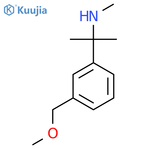 {2-3-(methoxymethyl)phenylpropan-2-yl}(methyl)amine structure