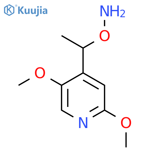 O-1-(2,5-dimethoxypyridin-4-yl)ethylhydroxylamine structure