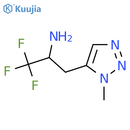 1,1,1-trifluoro-3-(1-methyl-1H-1,2,3-triazol-5-yl)propan-2-amine structure