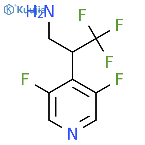 2-(3,5-Difluoropyridin-4-yl)-3,3,3-trifluoropropan-1-amine structure