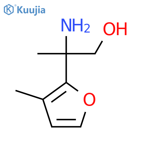 2-amino-2-(3-methylfuran-2-yl)propan-1-ol structure
