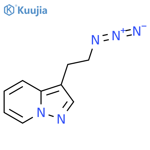 3-(2-azidoethyl)pyrazolo1,5-apyridine structure