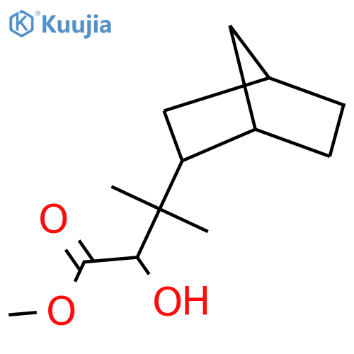 methyl 3-{bicyclo2.2.1heptan-2-yl}-2-hydroxy-3-methylbutanoate structure