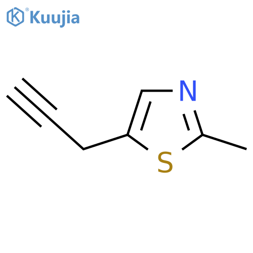 2-methyl-5-(prop-2-yn-1-yl)-1,3-thiazole structure