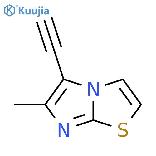 5-ethynyl-6-methylimidazo2,1-b1,3thiazole structure