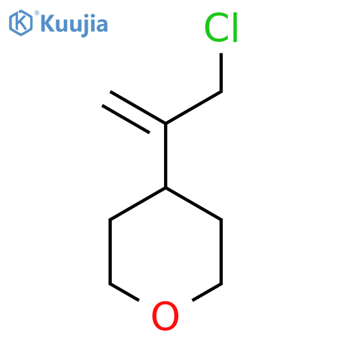 4-(3-chloroprop-1-en-2-yl)oxane structure