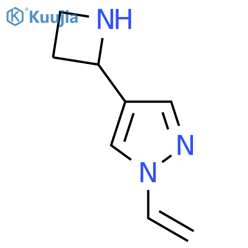 4-(azetidin-2-yl)-1-ethenyl-1H-pyrazole structure