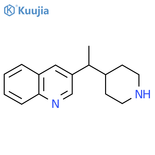3-1-(piperidin-4-yl)ethylquinoline structure