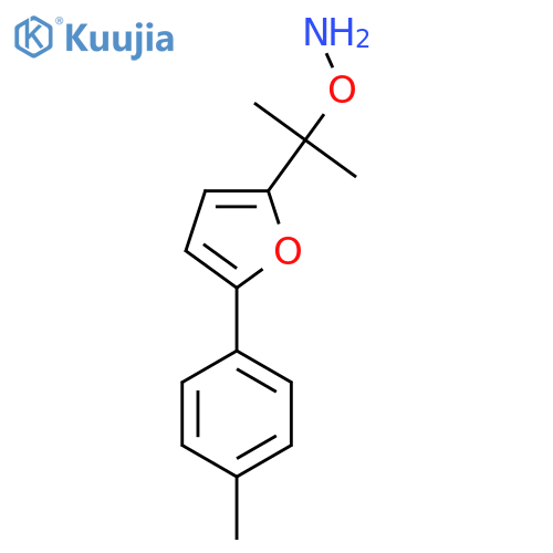 O-{2-5-(4-methylphenyl)furan-2-ylpropan-2-yl}hydroxylamine structure
