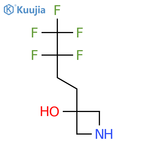 3-(3,3,4,4,4-pentafluorobutyl)azetidin-3-ol structure