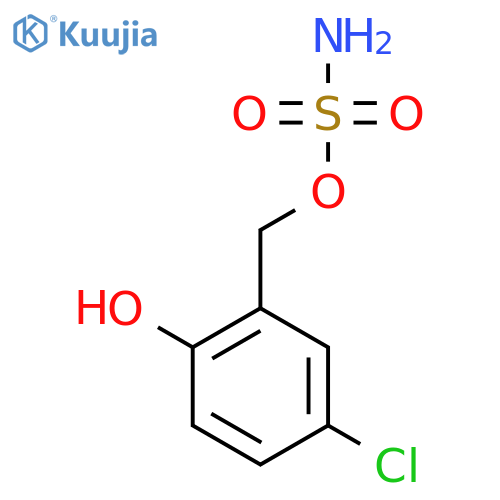 (5-chloro-2-hydroxyphenyl)methyl sulfamate structure