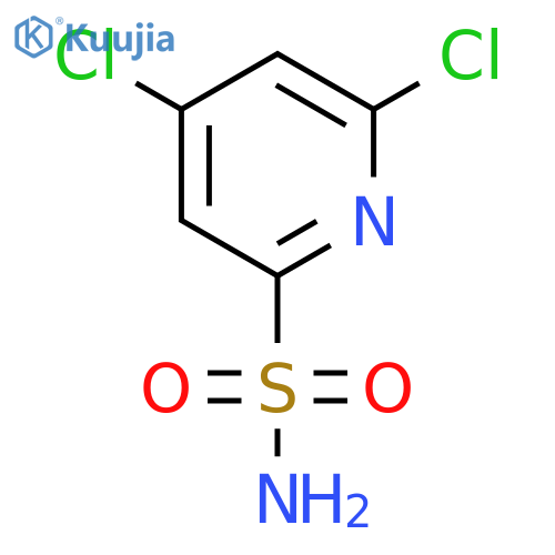 4,6-dichloropyridine-2-sulfonamide structure