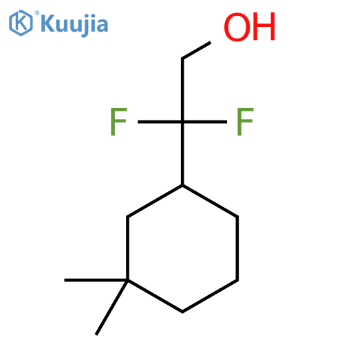 2-(3,3-dimethylcyclohexyl)-2,2-difluoroethan-1-ol structure