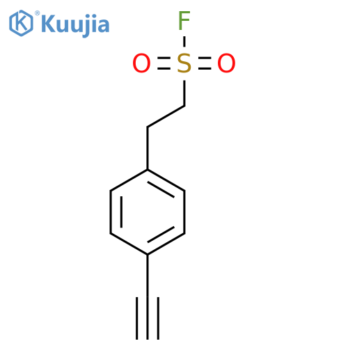 2-(4-ethynylphenyl)ethane-1-sulfonyl fluoride structure