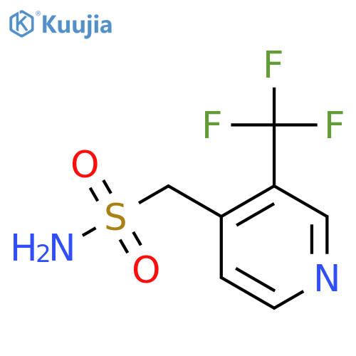 3-(trifluoromethyl)pyridin-4-ylmethanesulfonamide structure
