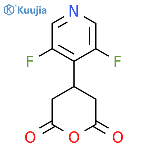 4-(3,5-Difluoropyridin-4-yl)oxane-2,6-dione structure