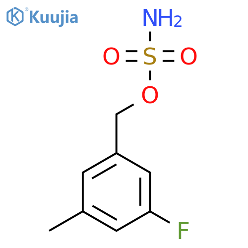 (3-fluoro-5-methylphenyl)methyl sulfamate structure