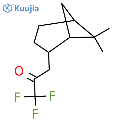 3-{6,6-dimethylbicyclo3.1.1heptan-2-yl}-1,1,1-trifluoropropan-2-one structure