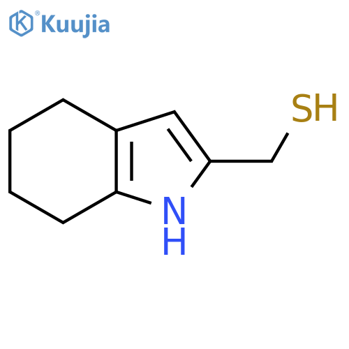 (4,5,6,7-tetrahydro-1H-indol-2-yl)methanethiol structure