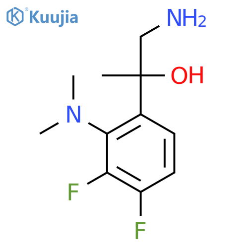 1-amino-2-2-(dimethylamino)-3,4-difluorophenylpropan-2-ol structure