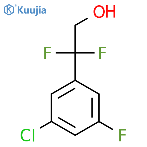 2-(3-chloro-5-fluorophenyl)-2,2-difluoroethan-1-ol structure