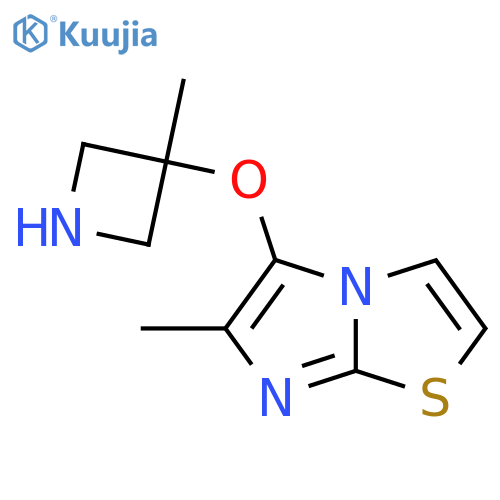 3-methyl-3-({6-methylimidazo2,1-b1,3thiazol-5-yl}oxy)azetidine structure