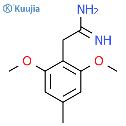 2-(2,6-dimethoxy-4-methylphenyl)ethanimidamide structure