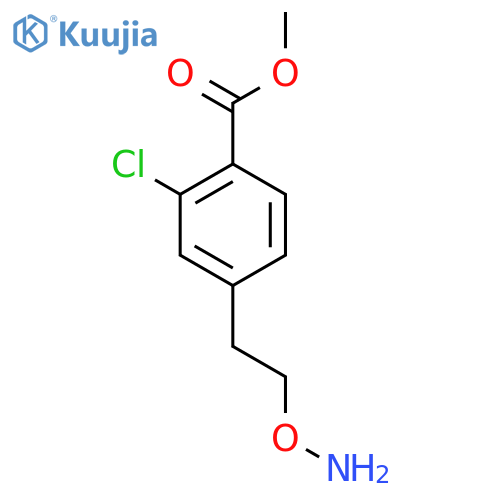 methyl 4-2-(aminooxy)ethyl-2-chlorobenzoate structure