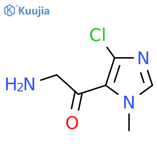 2-amino-1-(4-chloro-1-methyl-1H-imidazol-5-yl)ethan-1-one structure