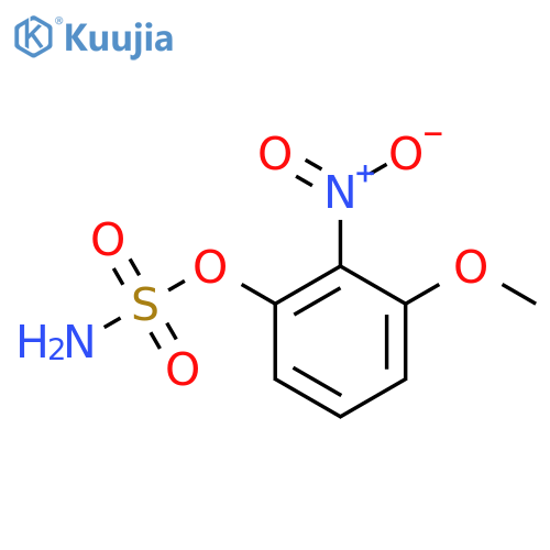 3-methoxy-2-nitrophenyl sulfamate structure