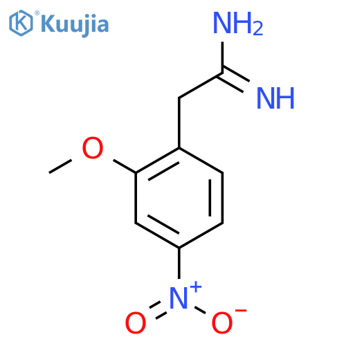 2-(2-methoxy-4-nitrophenyl)ethanimidamide structure
