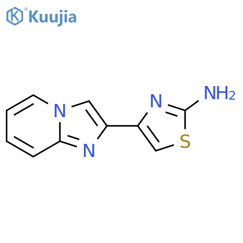 4-{imidazo1,2-apyridin-2-yl}-1,3-thiazol-2-amine structure