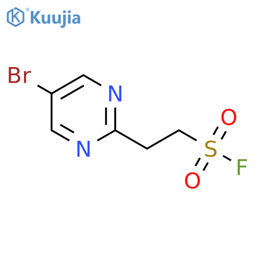 2-(5-bromopyrimidin-2-yl)ethane-1-sulfonyl fluoride structure