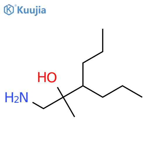 1-amino-2-methyl-3-propylhexan-2-ol structure