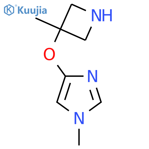 1-methyl-4-(3-methylazetidin-3-yl)oxy-1H-imidazole structure