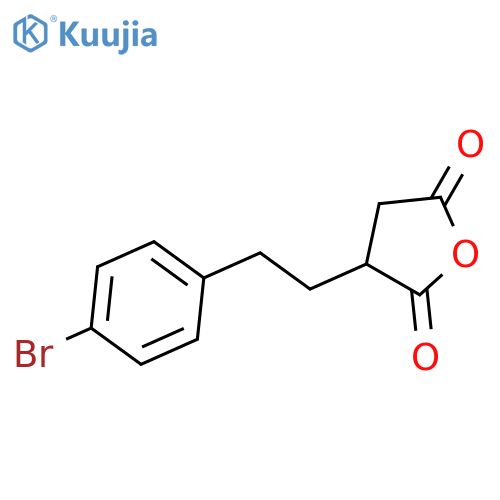 3-2-(4-bromophenyl)ethyloxolane-2,5-dione structure