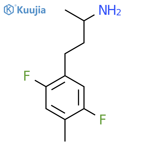 4-(2,5-difluoro-4-methylphenyl)butan-2-amine structure
