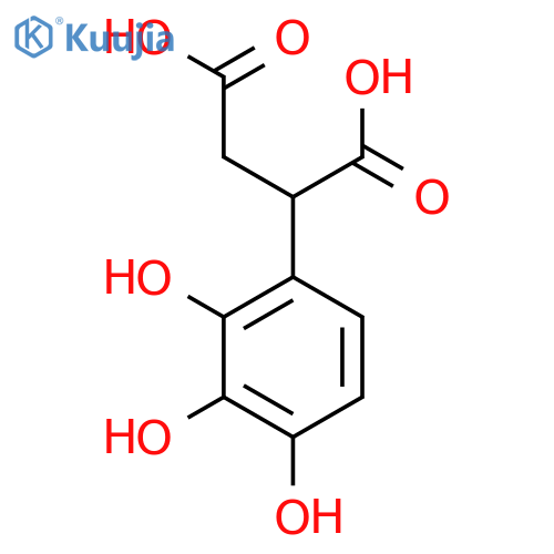 2-(2,3,4-trihydroxyphenyl)butanedioic acid structure