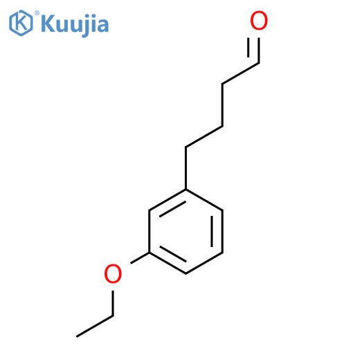 4-(3-ethoxyphenyl)butanal structure