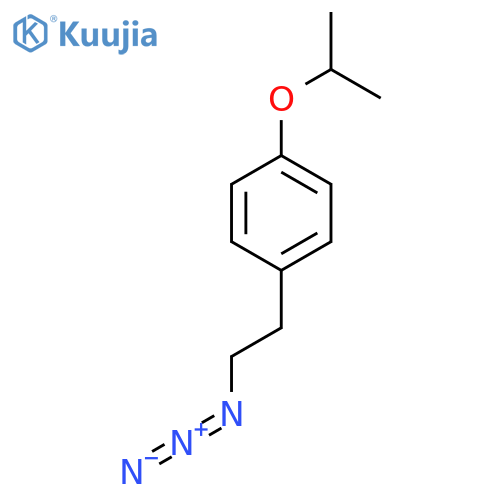 1-(2-azidoethyl)-4-(propan-2-yloxy)benzene structure