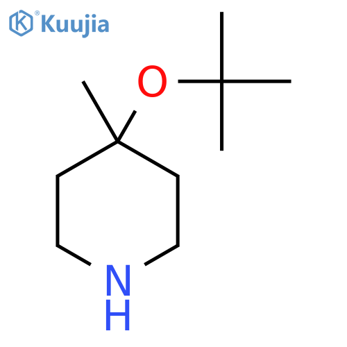 4-(tert-butoxy)-4-methylpiperidine structure